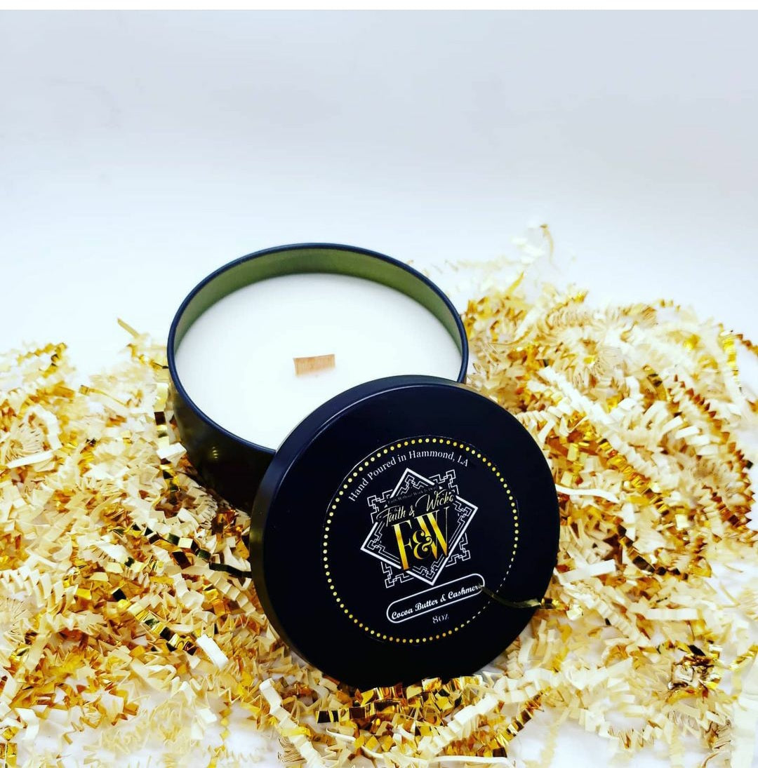 8oz Tin Can Faith and Wicks